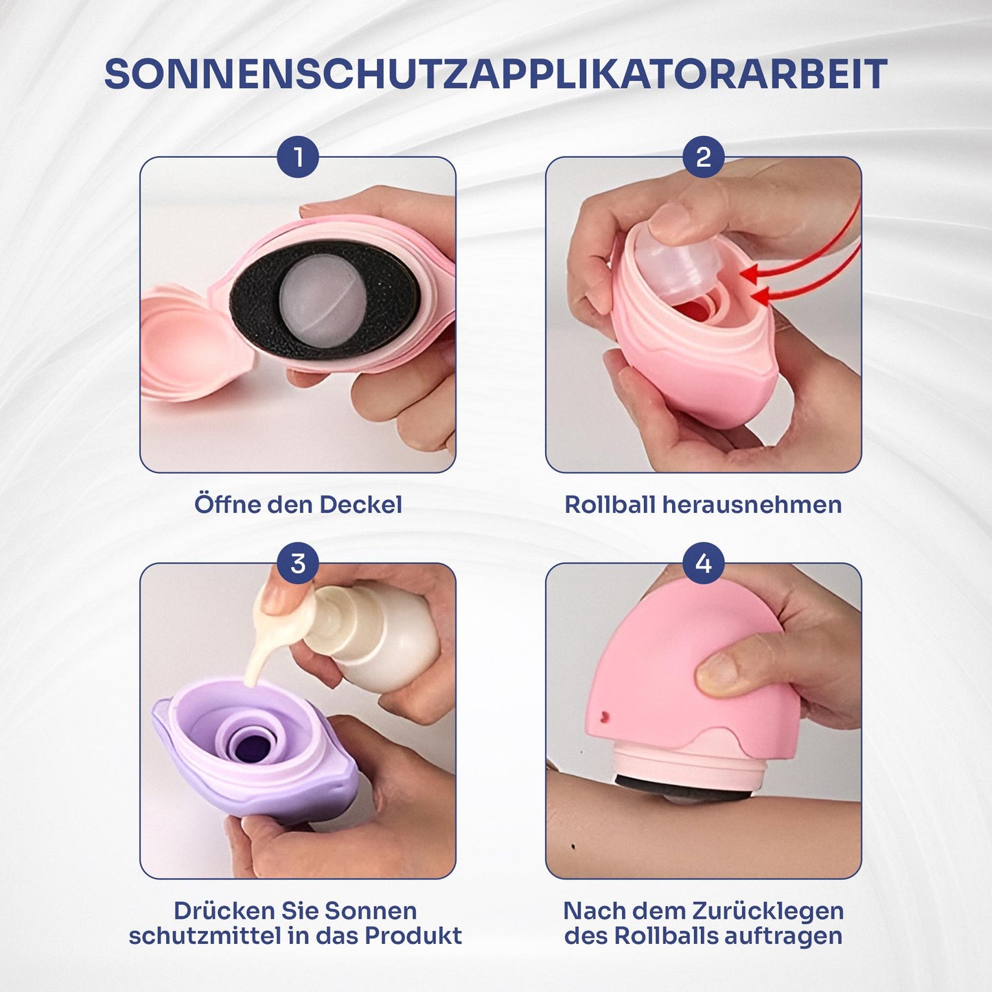 Sonnencreme Applikator